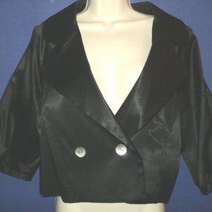 Chaiken Jacket Women's Size 10 Cropped Black